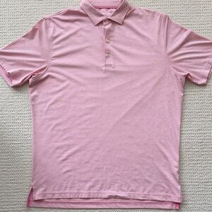 johnnie-O Light Pink Polo Shirt